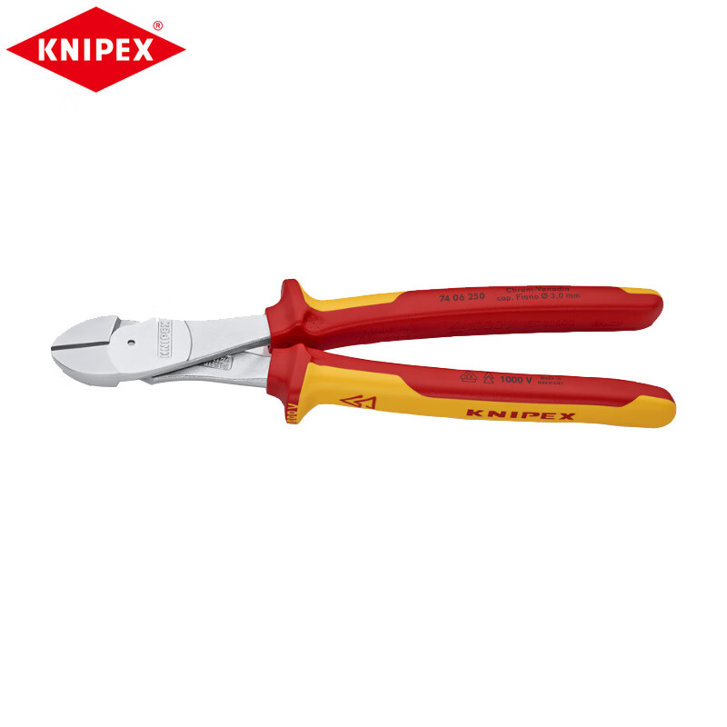 KNIPEX K.74 06 250 диагональные плоскогубцы, экономящие трудозатраты, диагональные плоскогубцы 7406250