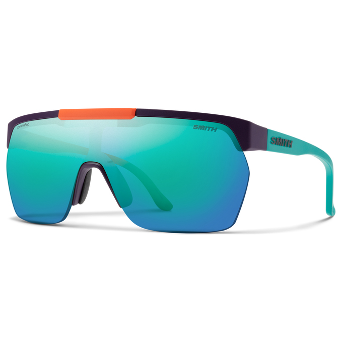Солнцезащитные очки Smith XC Mirror S2 (VLT 30%), цвет Matte Purple/Cinder/Hi Viz/Opal