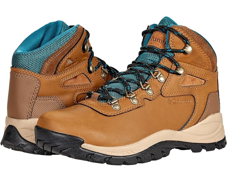 

Походные ботинки Columbia Newton Ridge Plus, цвет Elk/River Blue