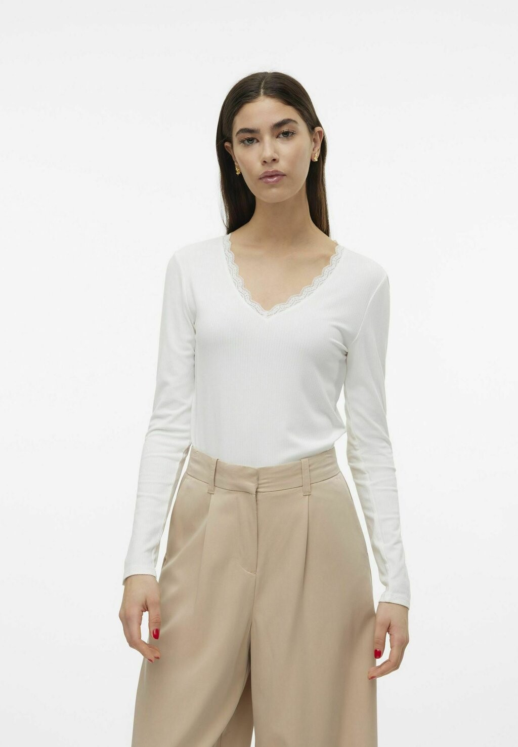 

Вязаный свитер DALIA Vero Moda, цвет snow white