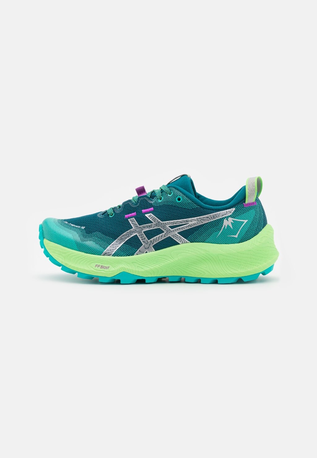 

Кроссовки для бега по пересеченной местности GEL-TRABUCO 12 ASICS, цвет rich teal/pure silver