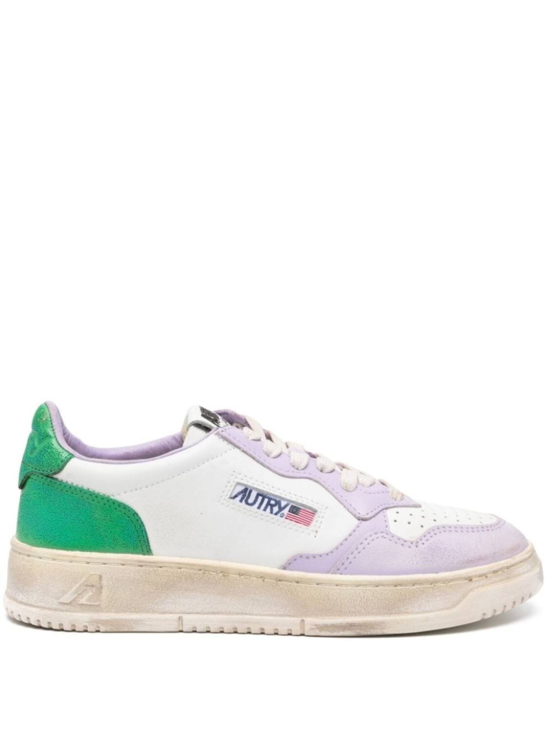 

Кроссовки Autry Super Vintage, белый/зеленый