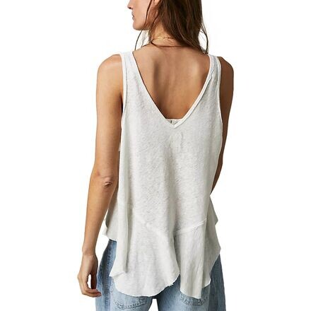 

Майка Rosie с заниженной талией - женская Free People, цвет Optic White