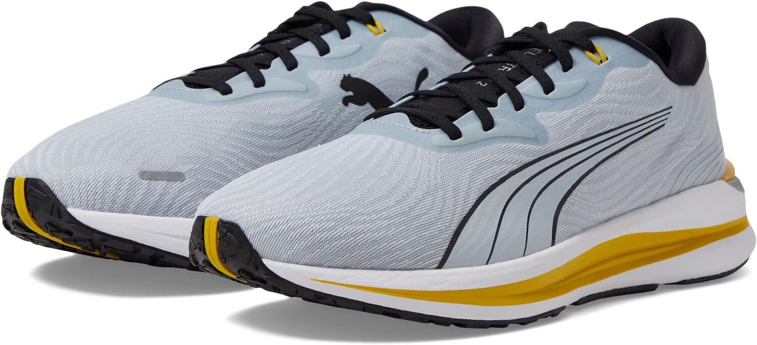

Кроссовки Electrify Nitro 2 PUMA, цвет Platinum Gray/Puma Black/Fresh Pear