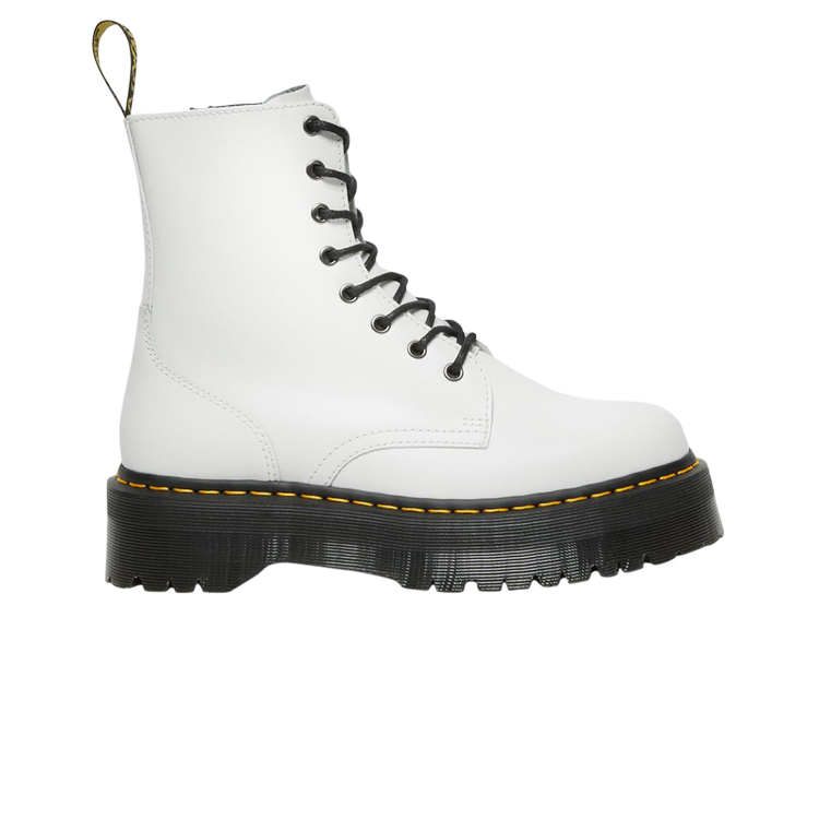 Кроссовки Dr. Martens Jadon Smooth Leather Platform Boot 'White', белый dr martens jarrick lo platform smooth leather