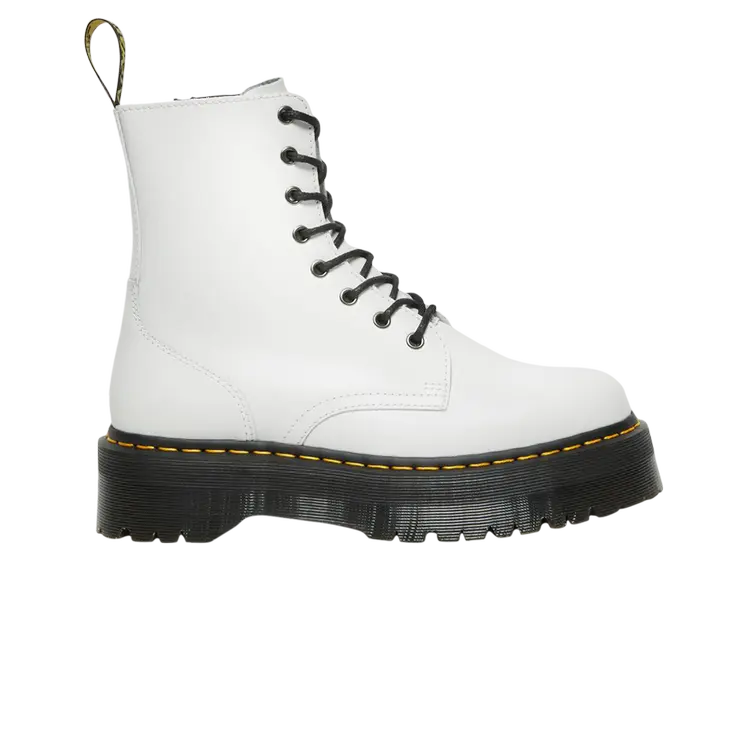 Кроссовки Dr. Martens Jadon Smooth Leather Platform Boot 'White', белый dr martens jarrick lo platform smooth leather