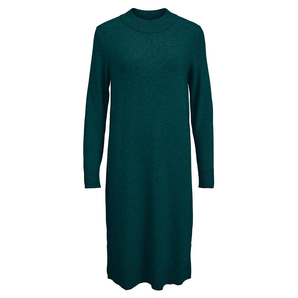 

Платье миди Vila Ril Long Sleeve, зеленый
