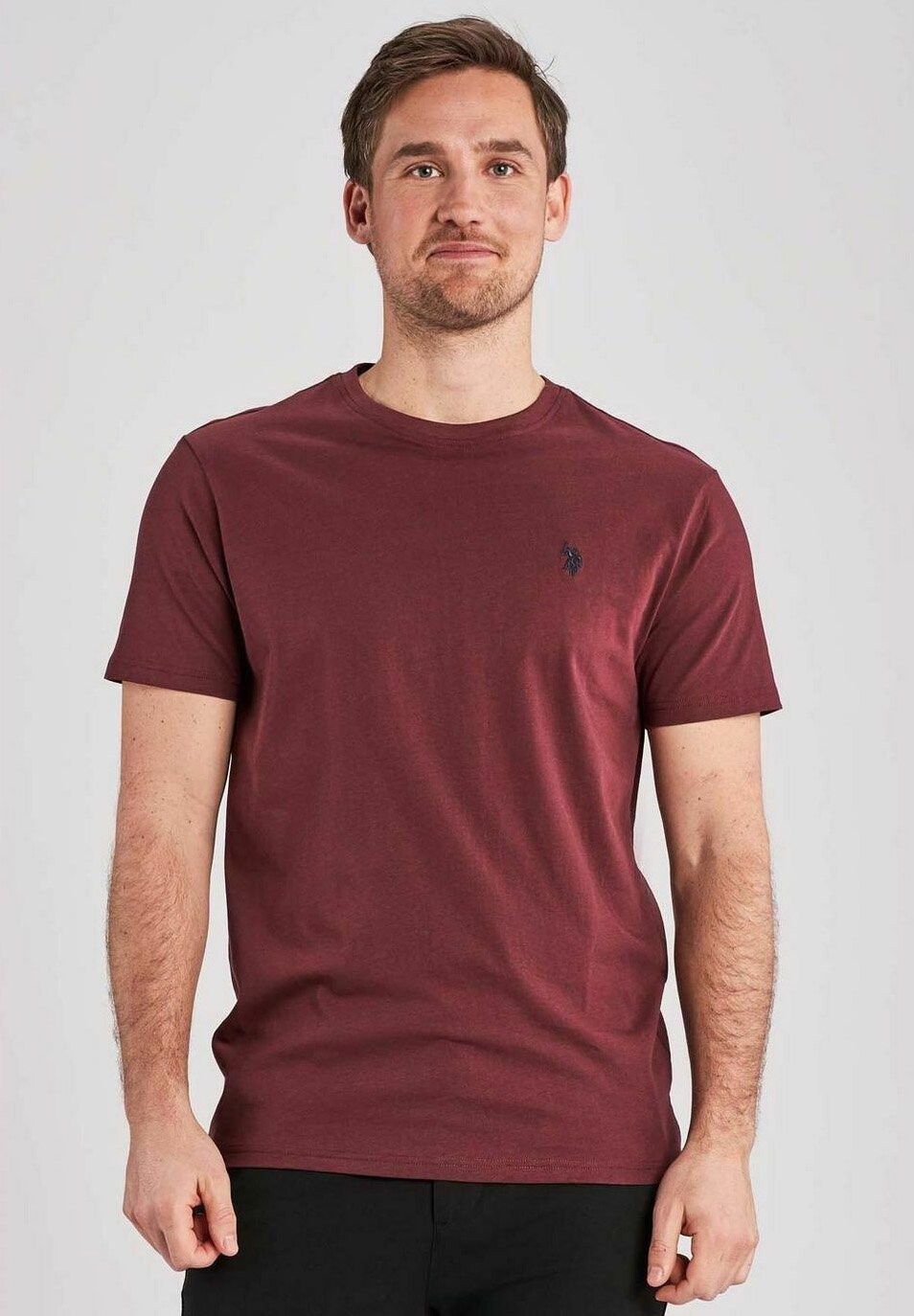 

Футболка базовая ARJUN U.S. Polo Assn., цвет port royale