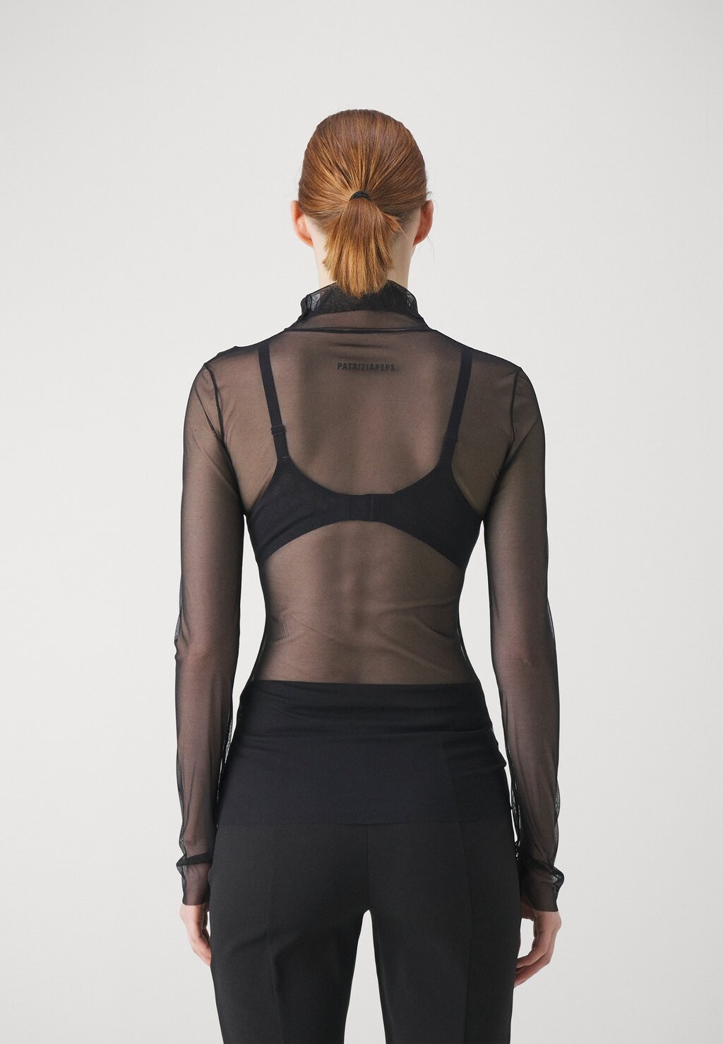 

Футболка с длинными рукавами MAGLIA Patrizia Pepe, черный