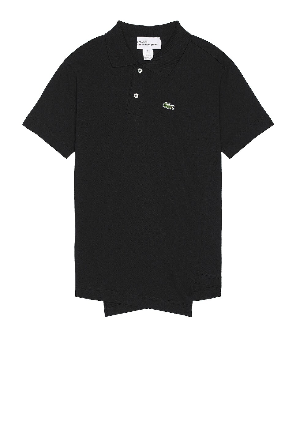 

Поло Comme Des Garcons Shirt X Lacoste, черный