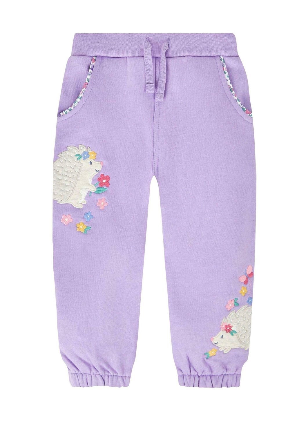 

Спортивные брюки Hedgehog Applique JoJo Maman Bébé, цвет lilac