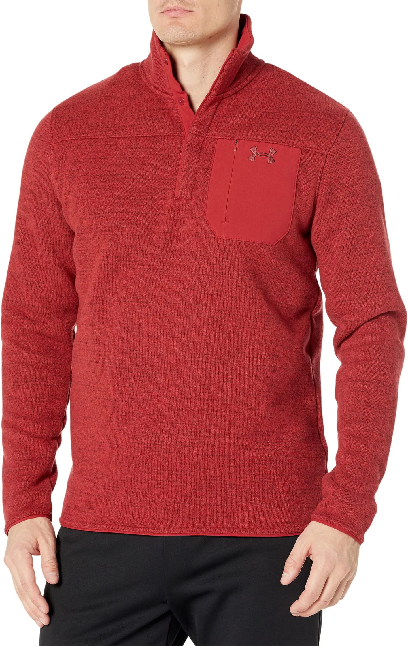 

Толстовка UA Specialist Henley 2.0 Under Armour, цвет Stadium Red/Chestnut Red