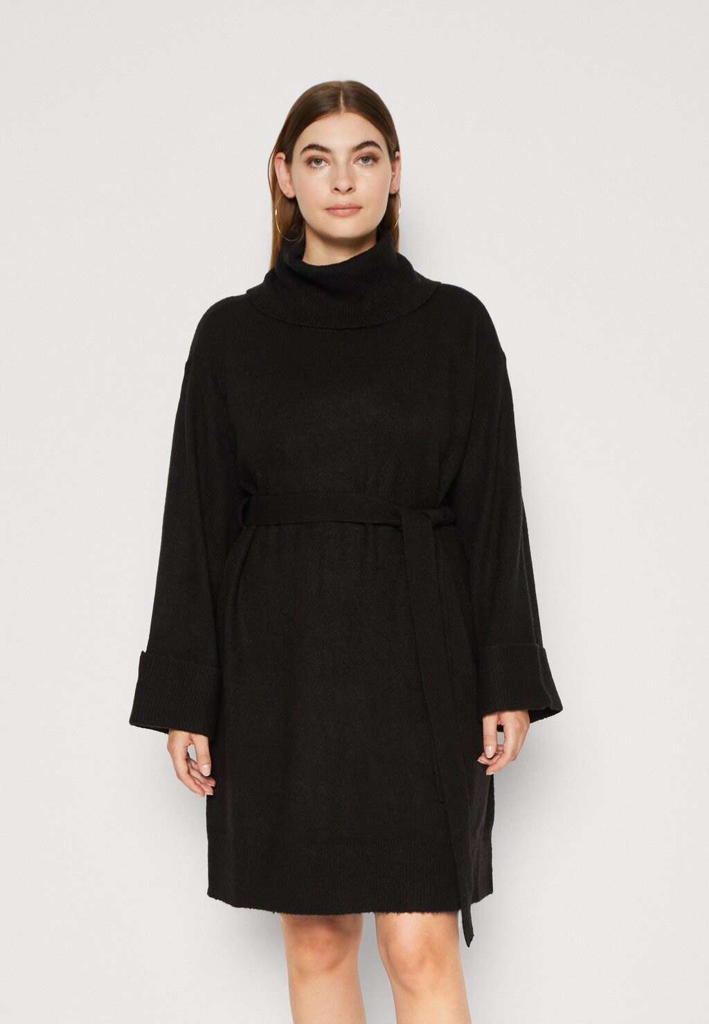 

Платье Point EVOKED VILA VIROLFIE TIE BELT DRESS, черный