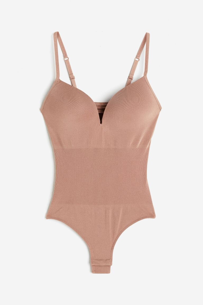 

Бесшовное боди с эффектом пуш-ап H&M