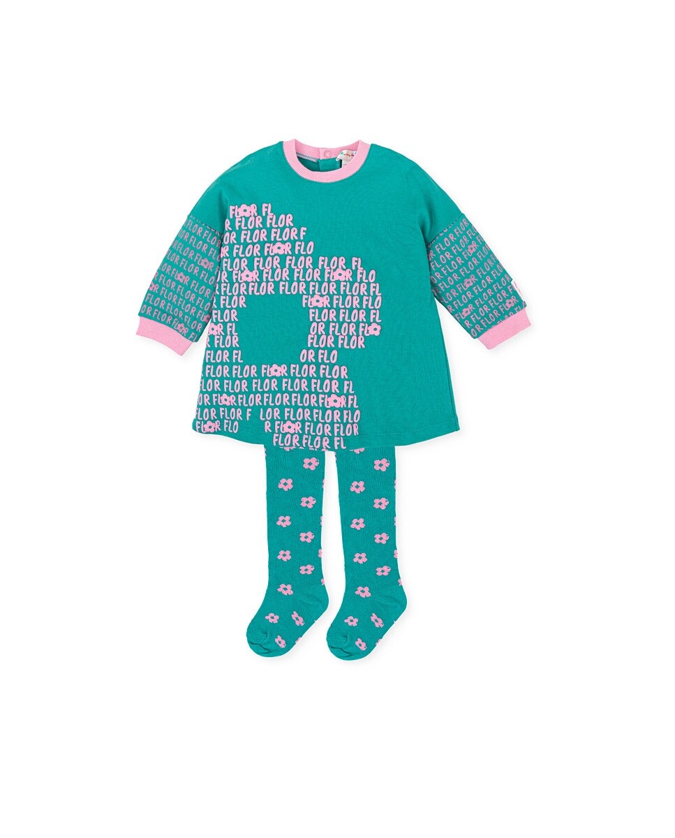 

Легендарное цветочное платье с цветочными колготками AGATHA RUIZ DE LA PRADA