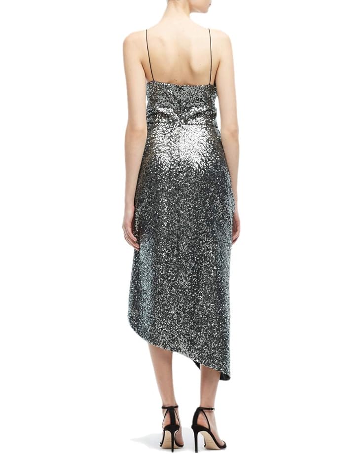 Платье Derek Lam 10 Crosby Lexis Sarong Dress, цвет Gunmetal