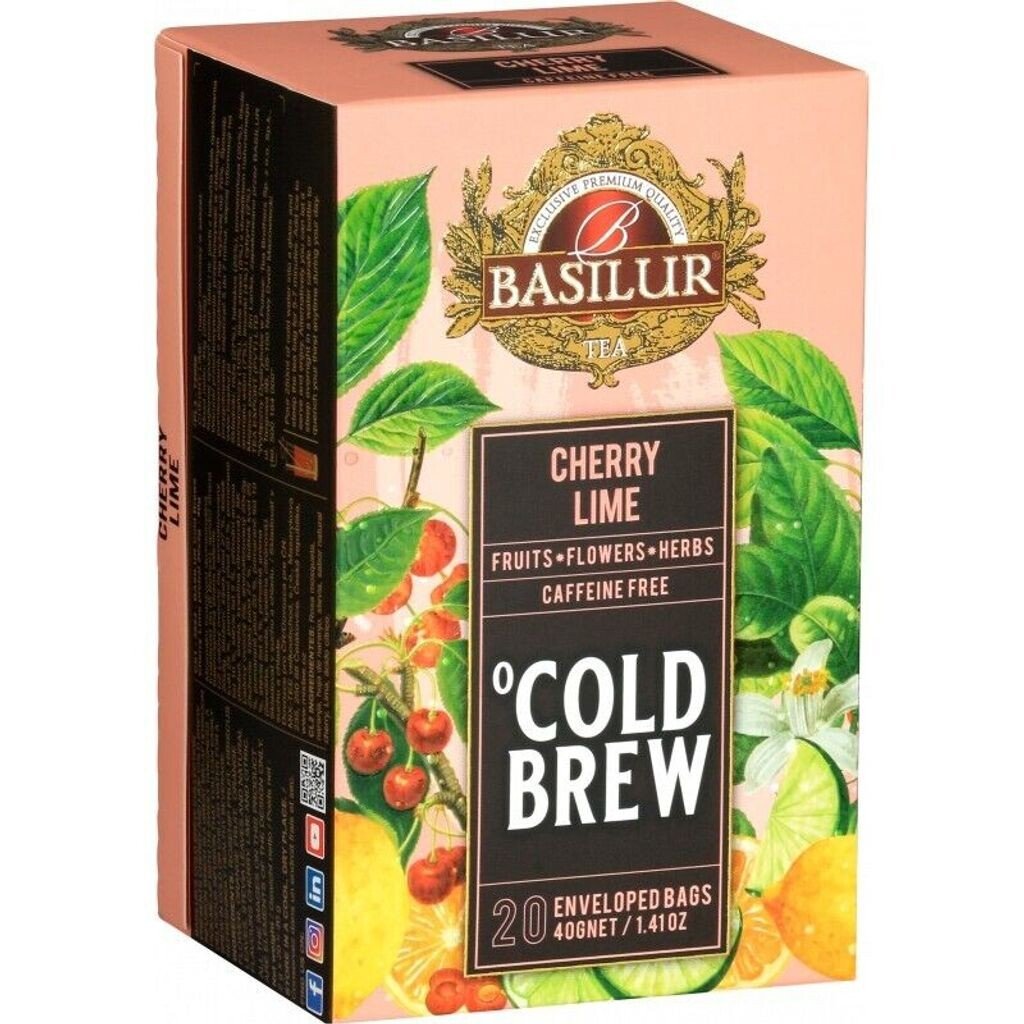 

Basilur-COLD BREW - CHERRY LIME пакетики - 20 x 2 г