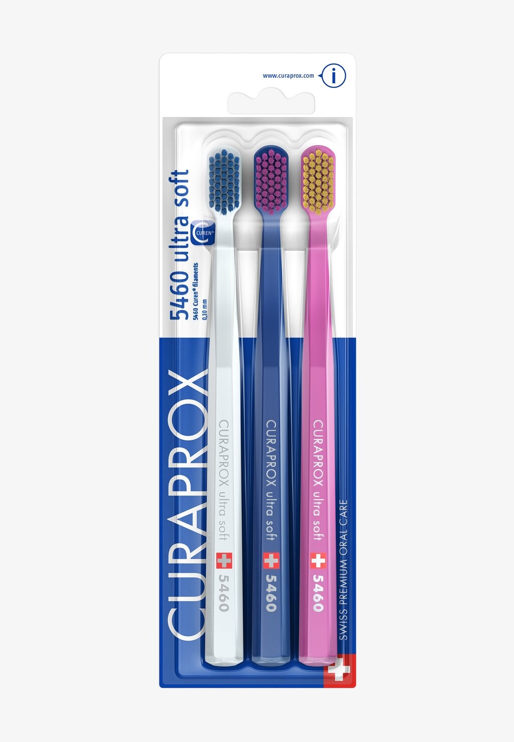 

Уход за зубами CS 5460 BLISTER TRIO-PACK Curaprox, цвет colorful