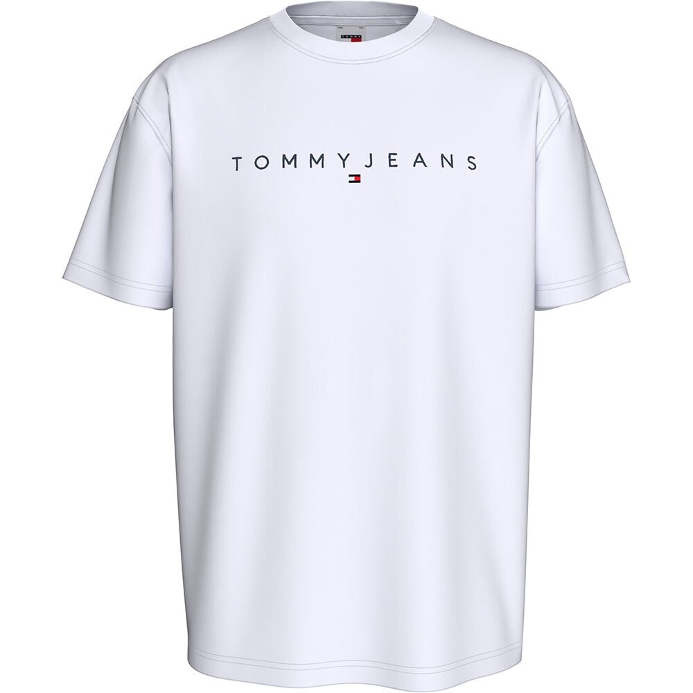 

Футболка с коротким рукавом Tommy Jeans Reg Linear Logo Ext, белый