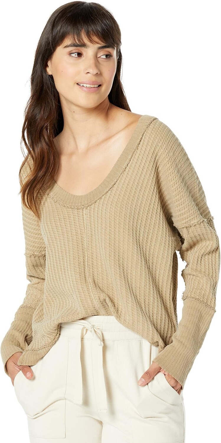 

Новый Волшебный Термал Free People, цвет Golden Olive