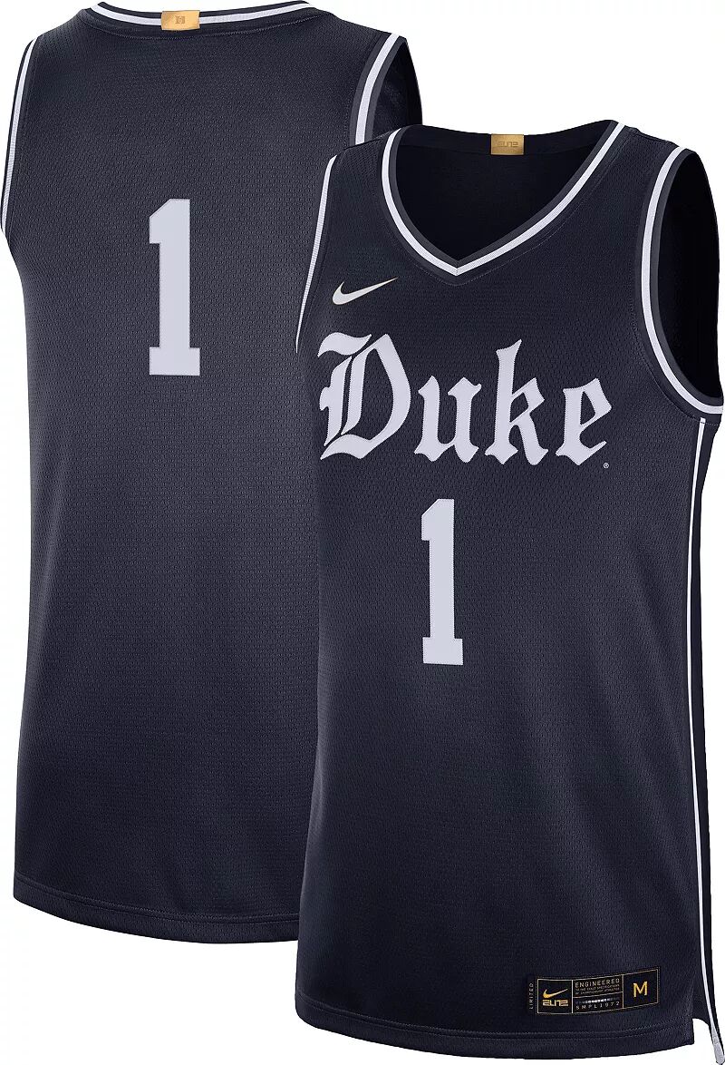 Мужская баскетбольная майка Nike Duke Blue Devils #1 Duke Blue Limited
