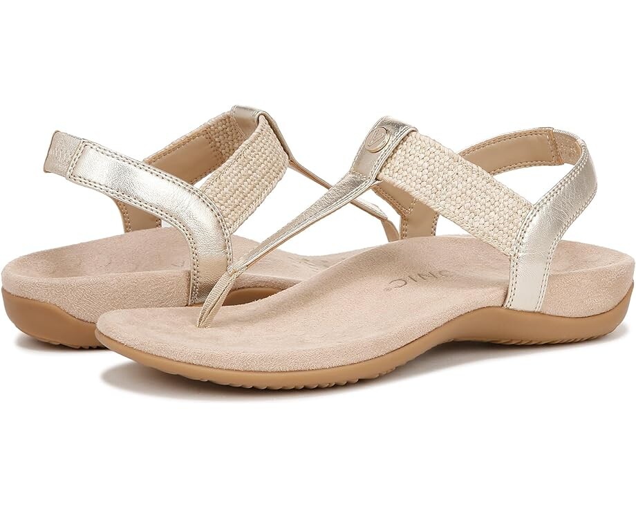 

Сандалии VIONIC Brea Ankle Straps, золотой