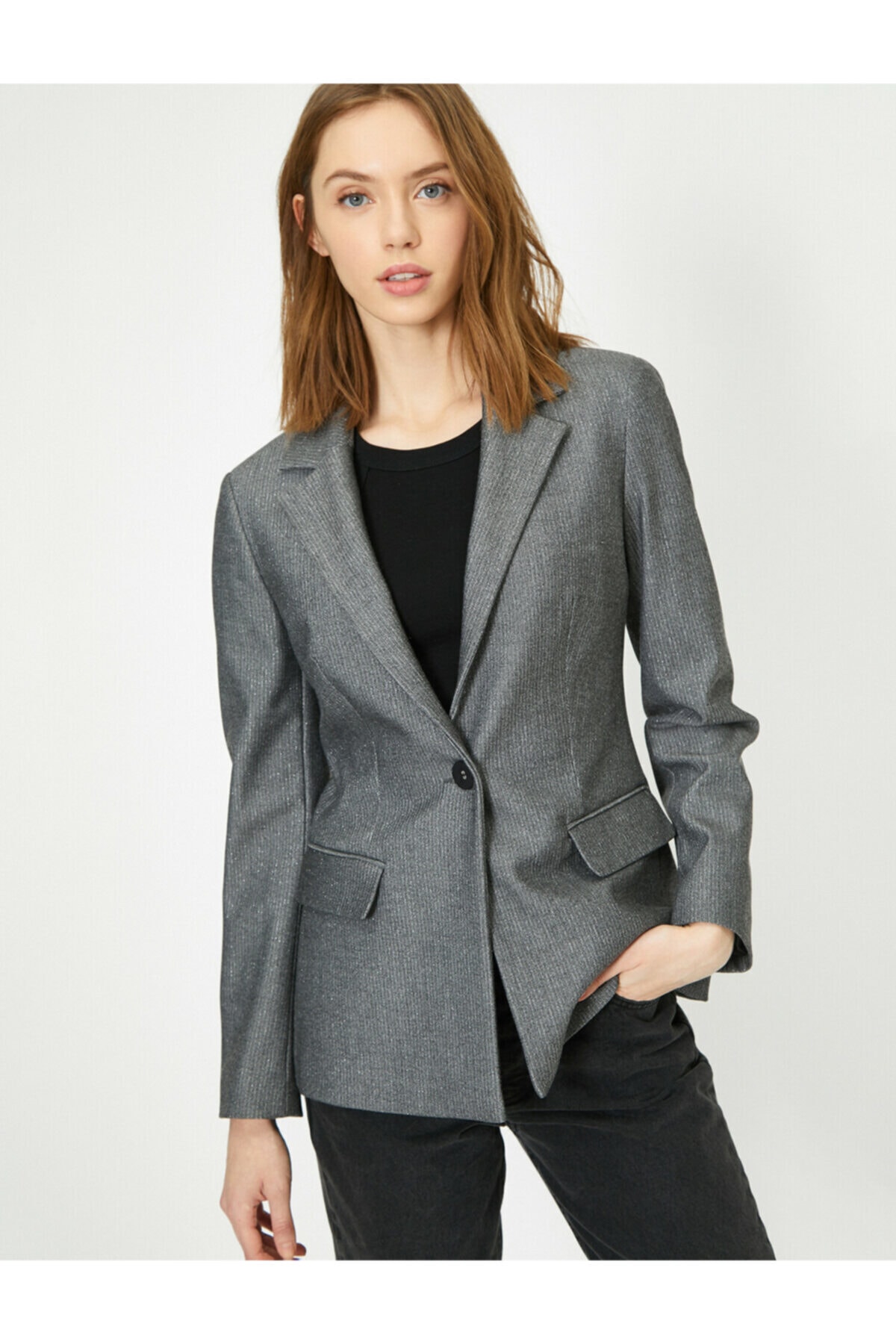 Женская серая куртка Koton, серый куртка женская wilson women серая размер m