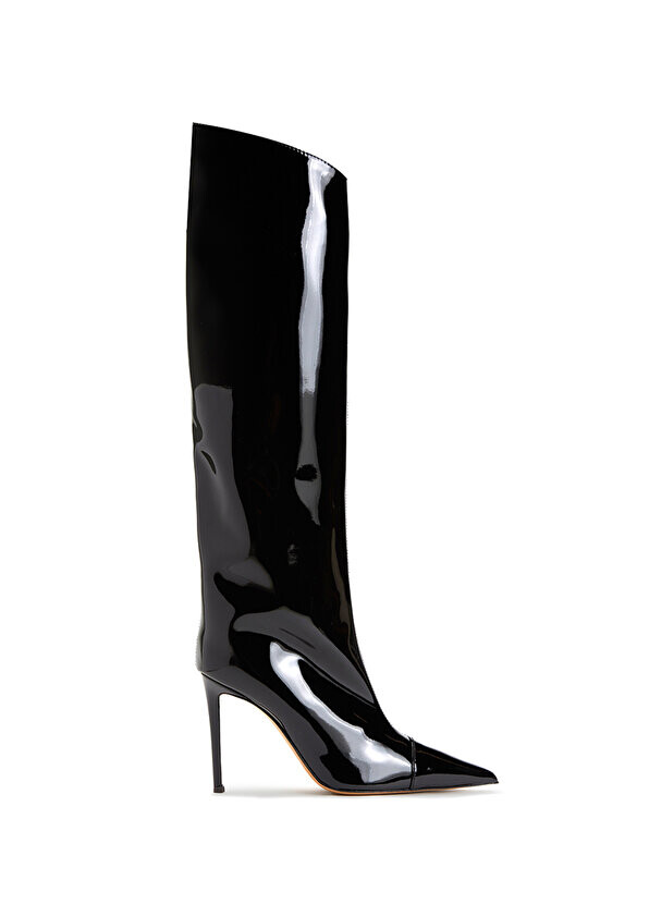 

Черные женские кожаные ботинки Alexandre Vauthier