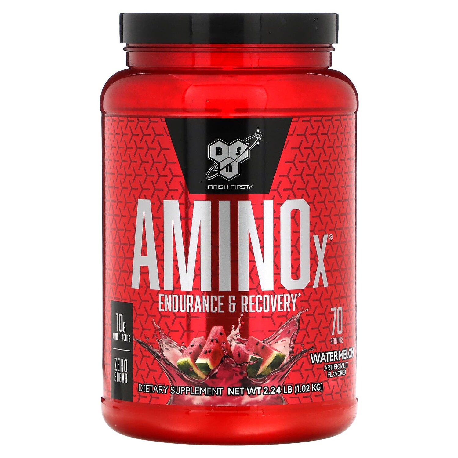 

AminoX, выносливость и восстановление, арбуз, 1,02 кг (2,24 фунта), BSN