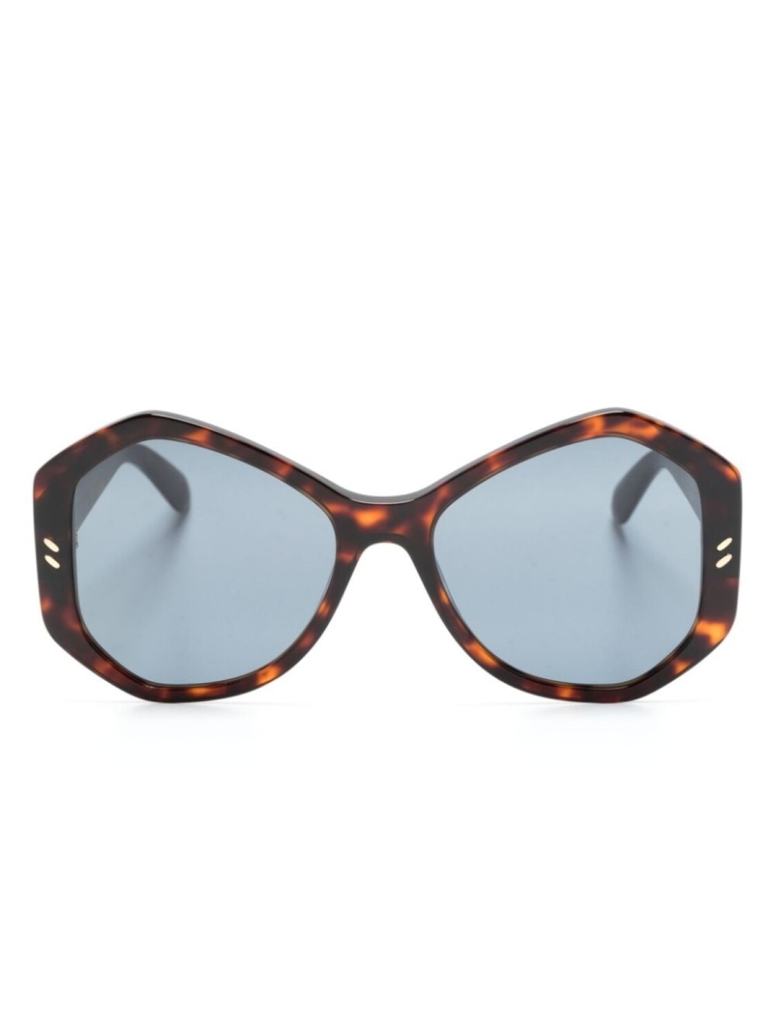 

Stella McCartney Eyewear солнцезащитные очки в геометричной оправе, коричневый