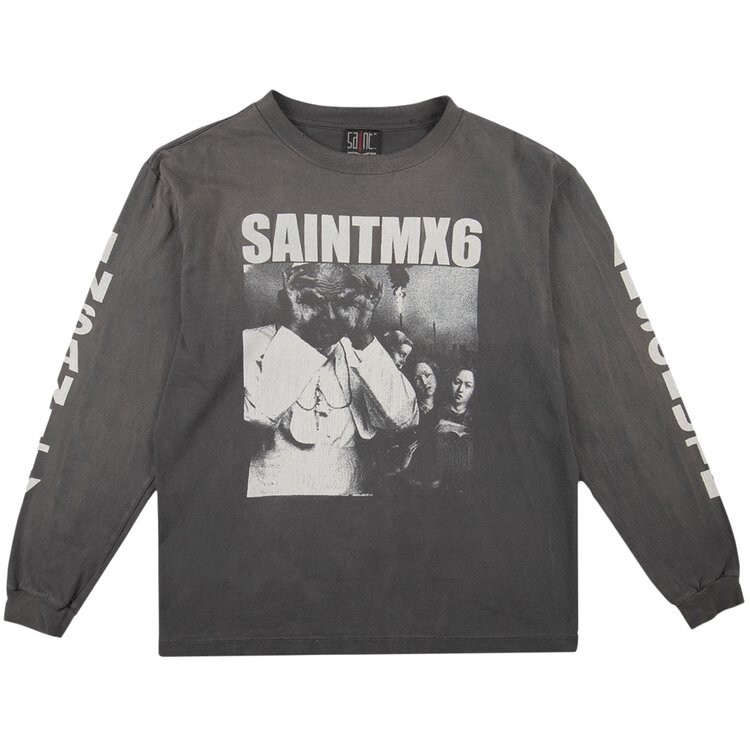 

Футболка Saint Michael Saint MX6 Long-Sleeve 'Black', черный
