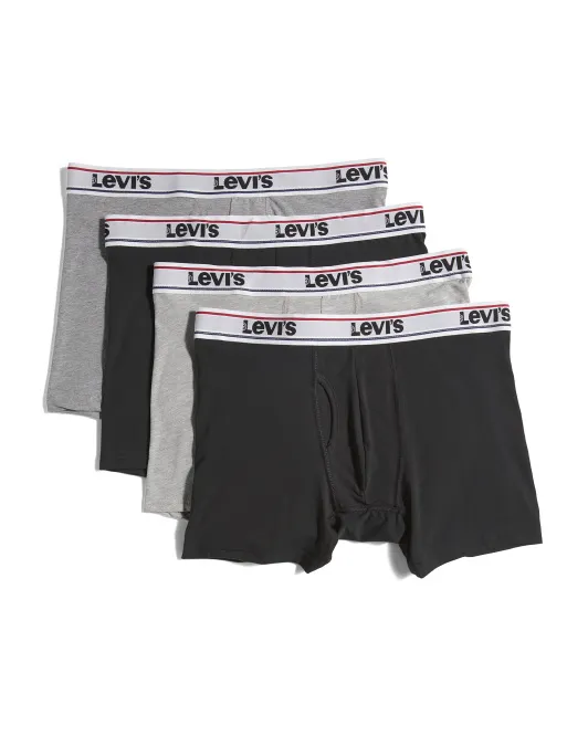 

4 шт. трусы-боксеры Levis, цвет Multi
