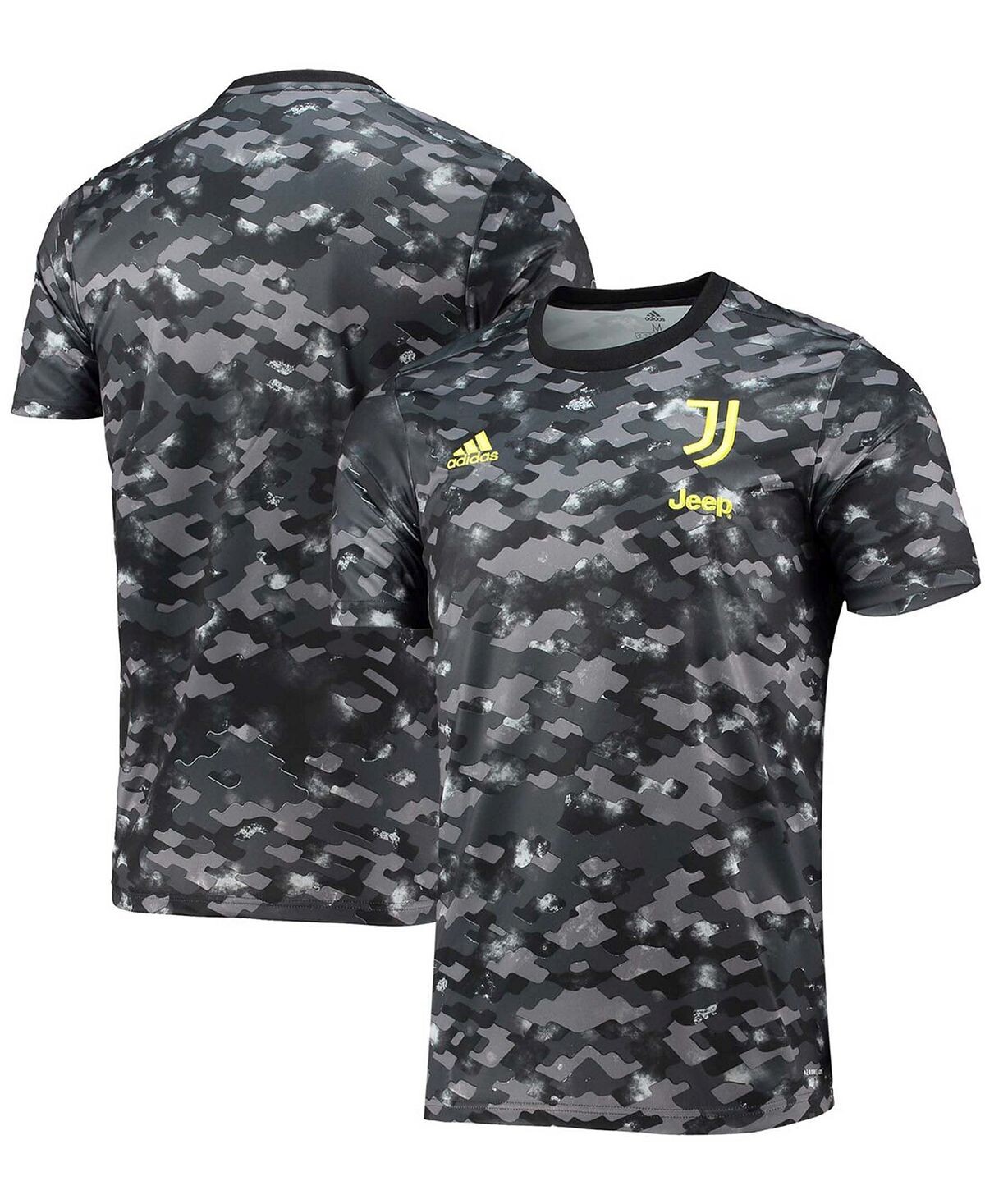 

Мужская черная предматчевая майка Ювентуса 2021,22 adidas