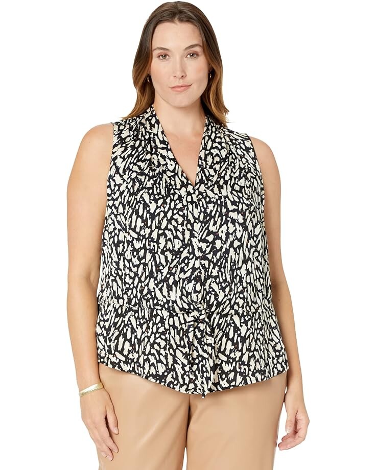 

Топ NIC+ZOE Plus Size Textured Night, черный