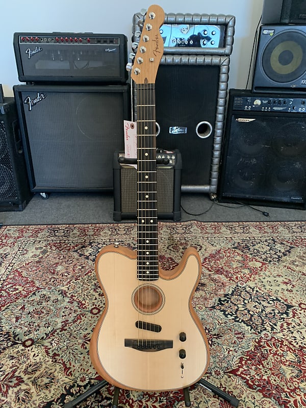Акустическая гитара Fender American Acoustasonic Telecaster 2020 Natural