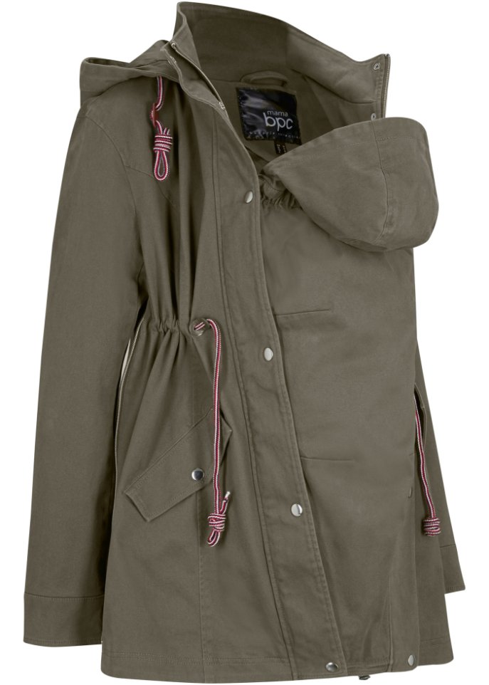 цена Куртка для беременных/куртка для переходного периода Bpc Bonprix Collection, зеленый
