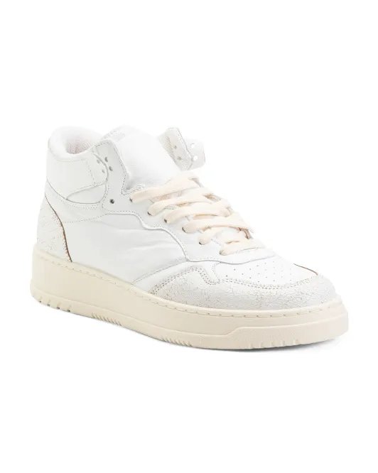 

Кожаные высокие кеды Wayne Steve Madden, белый