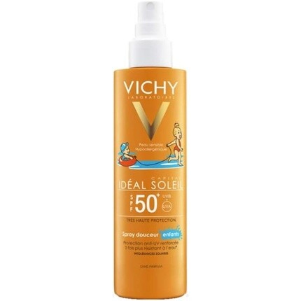 Vichy Ideal Soleil Gentle Kids Spf50 спрей 200мл, Eucerin