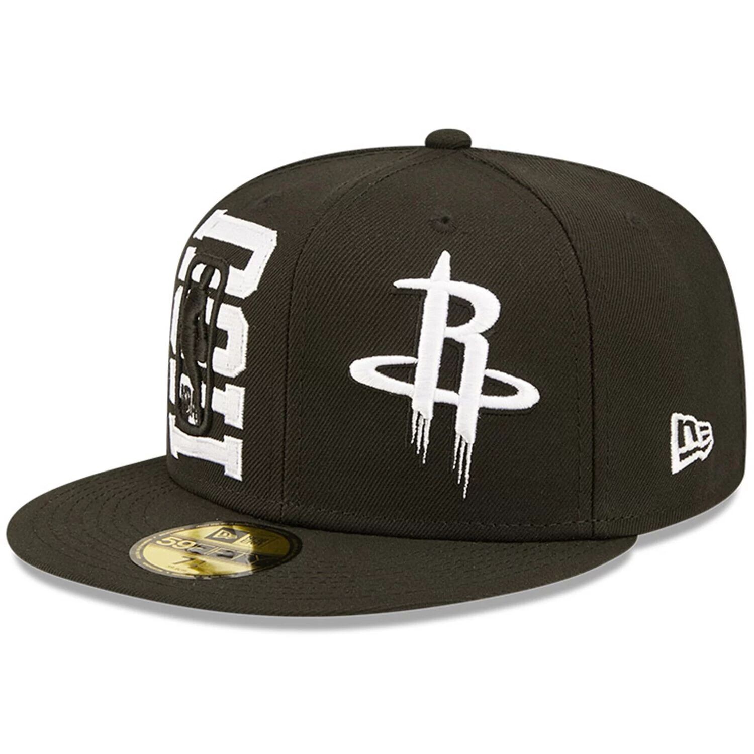 

Мужская облегающая кепка New Era черно-белая Houston Rockets NBA Draft 2022 59FIFTY