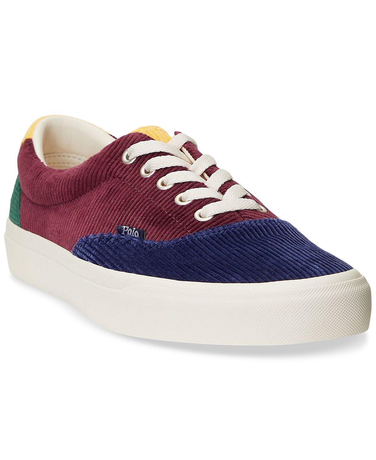 

Мужские вельветовые кроссовки с цветными блоками Polo Ralph Lauren