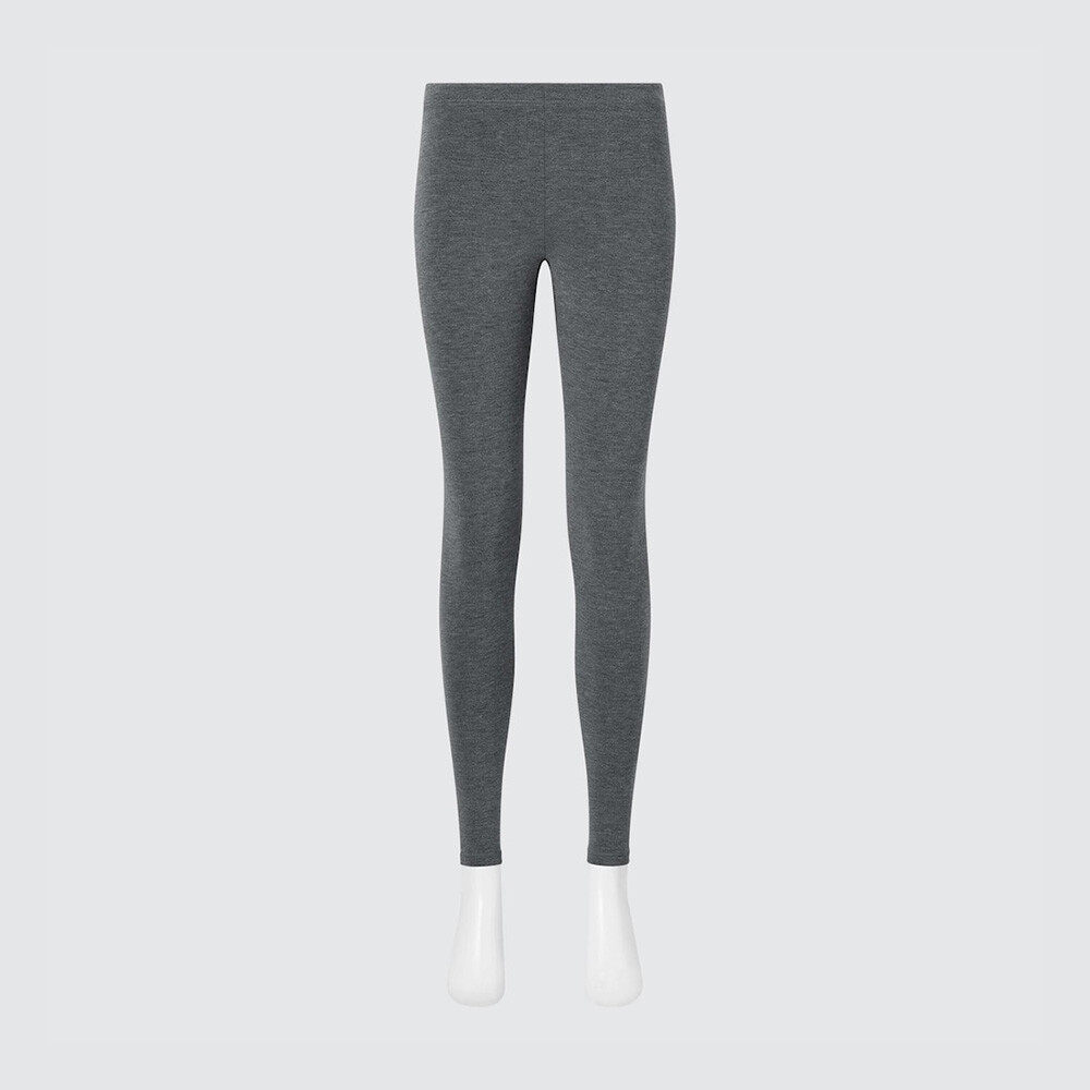 

Женская футболка Uniqlo HEATTECH утепленная, темно-серый