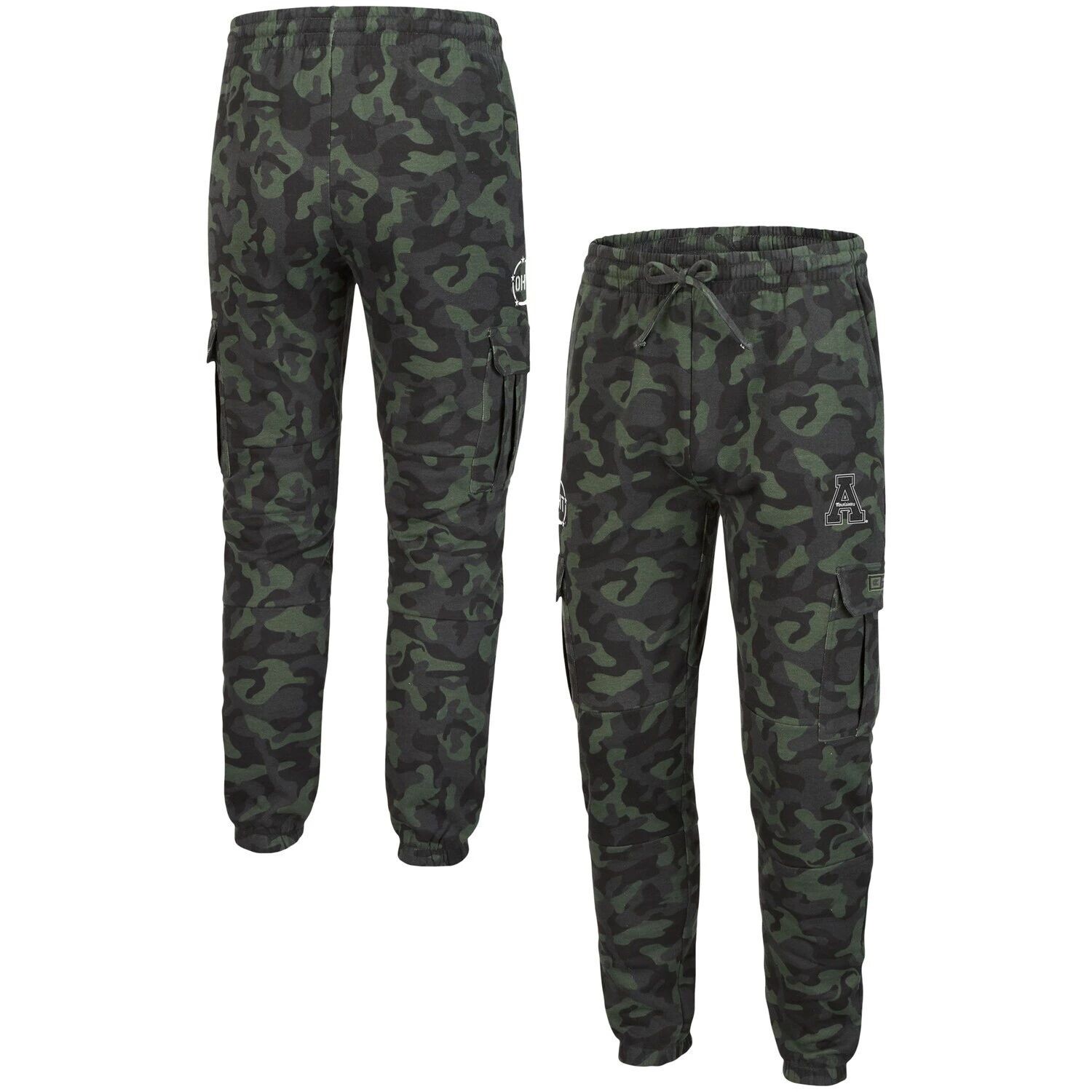 

Мужские флисовые брюки с камуфляжным принтом Appalachian State Mountaineers Logo OHT Military Appreciation Code Colosseum