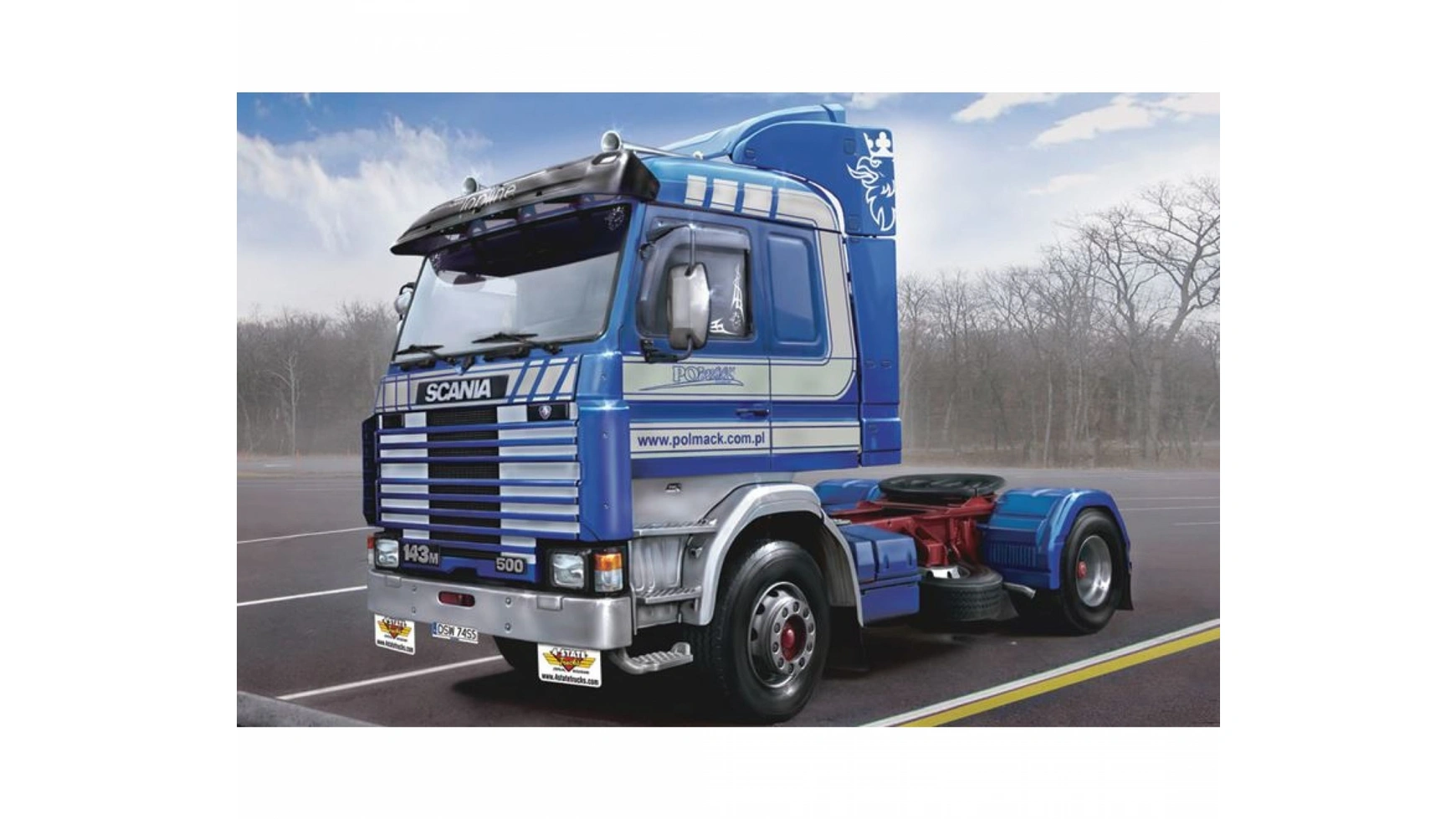 Italeri 1:24 Scania 143m Topline 4x2 scania truck driving simulator
