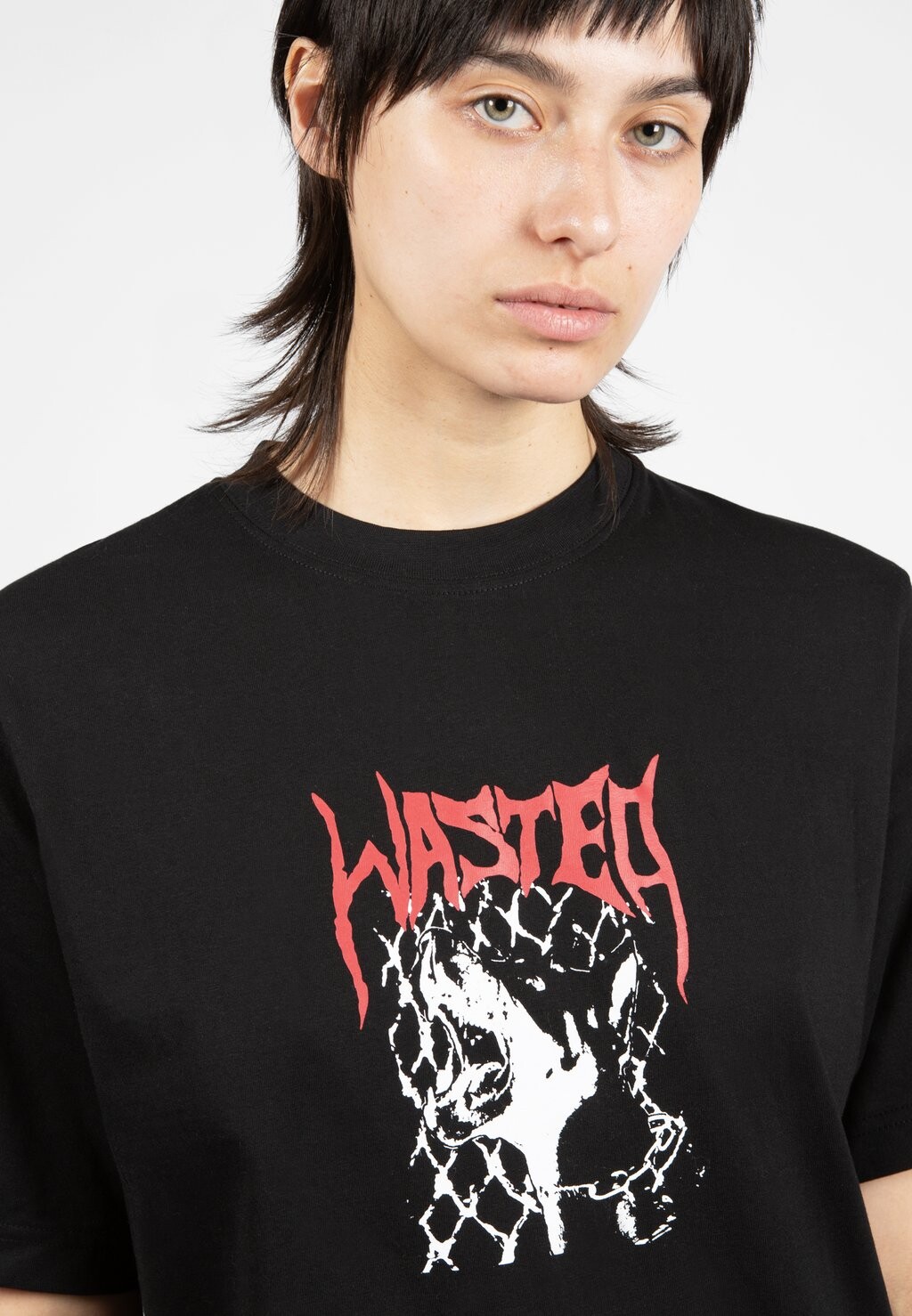 

Футболка с принтом RAGE HURDLE UNISEX Wasted Paris, черный