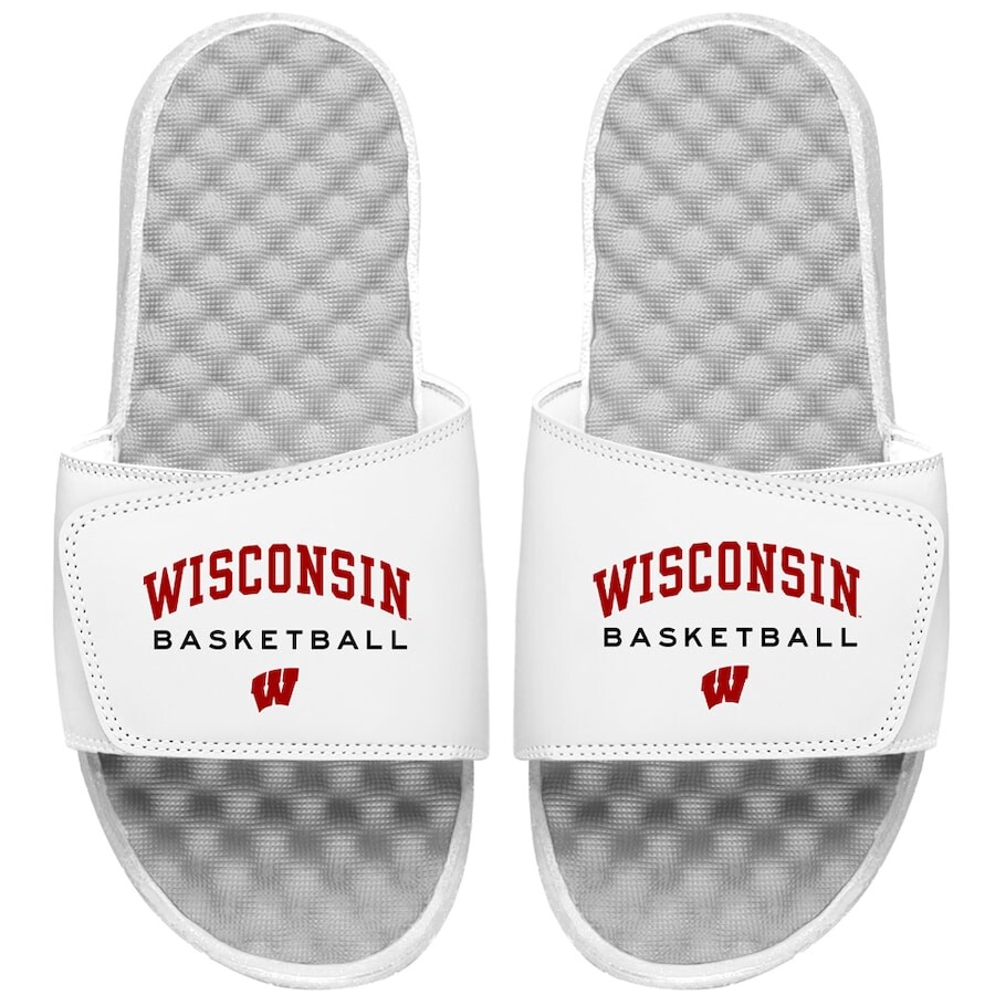 

Шлепанцы ISlide Wisconsin Badgers, белый