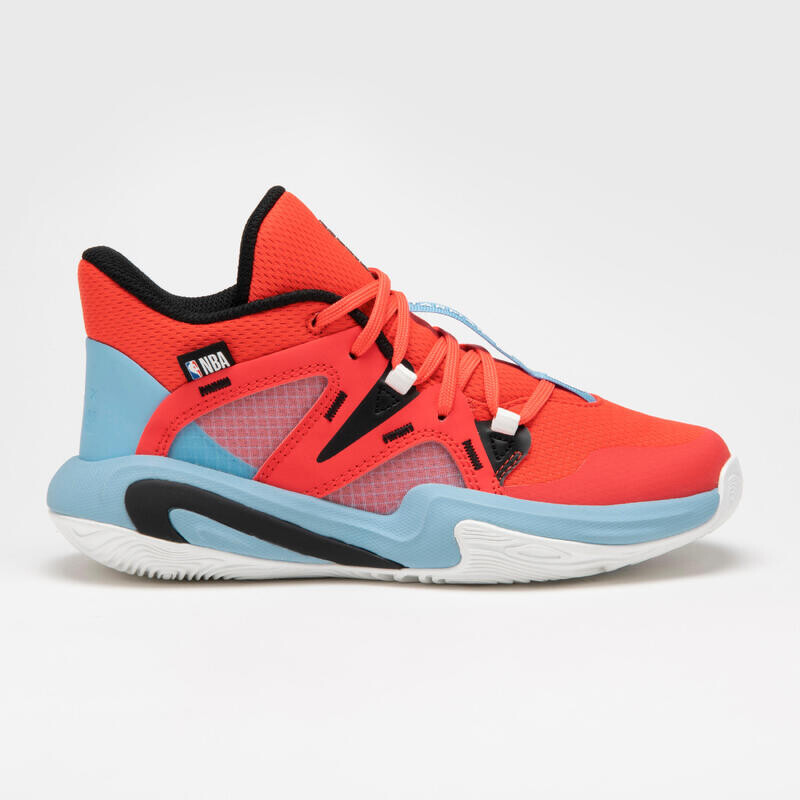 

Детские баскетбольные кроссовки средней высоты Chicago Bulls NBA - 900 Mid-3 красные TARMAK, цвет rot