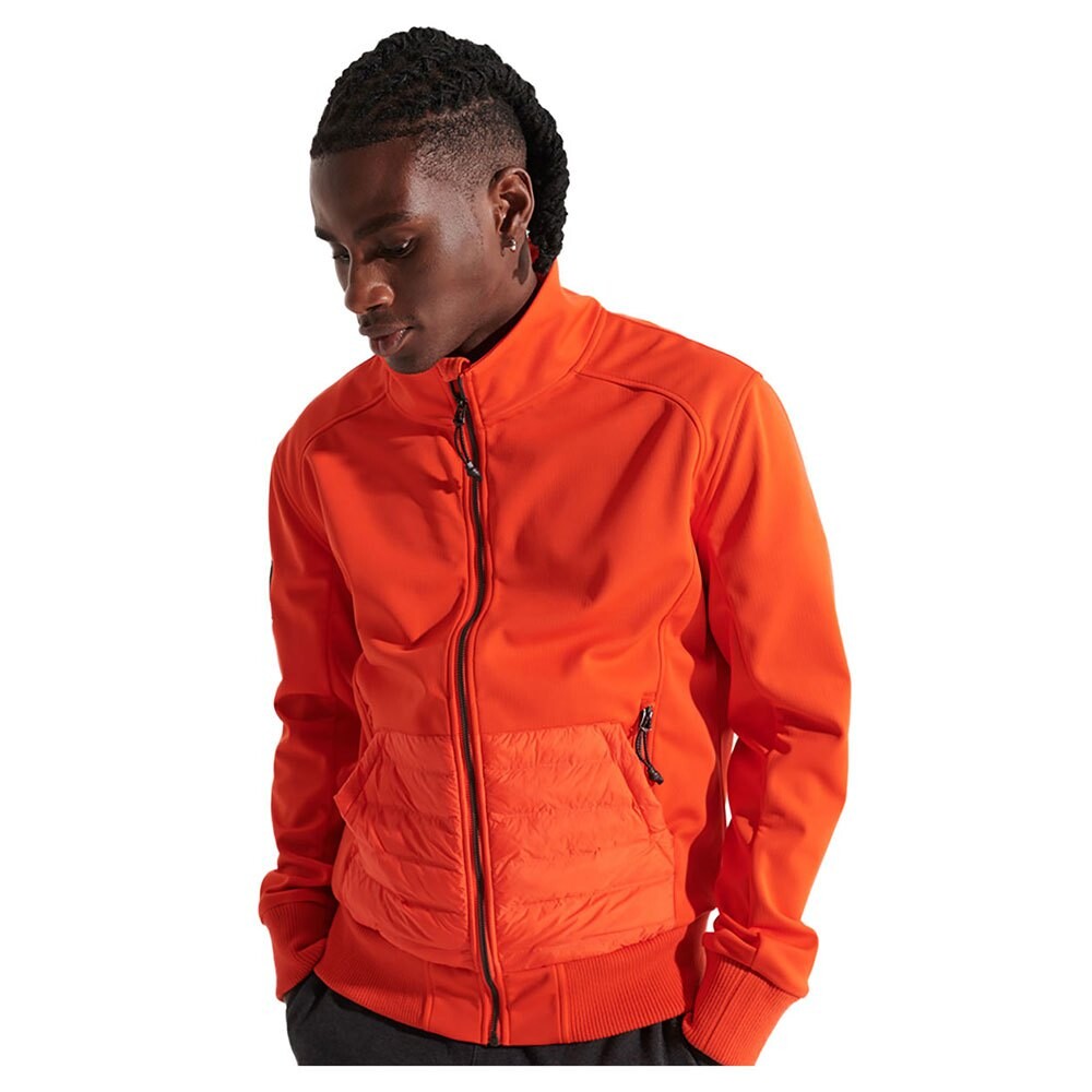 

Куртка Superdry Bonded Soft Shell, оранжевый