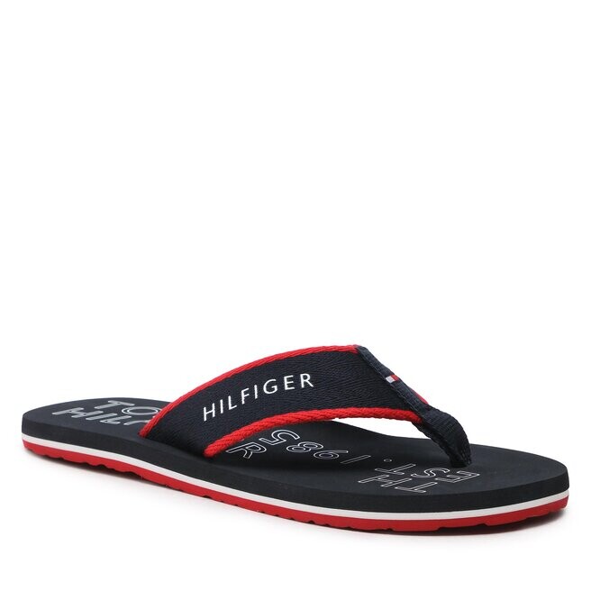 

Шлепанцы Tommy Hilfiger SportyHilfiger Beach, темно-синий