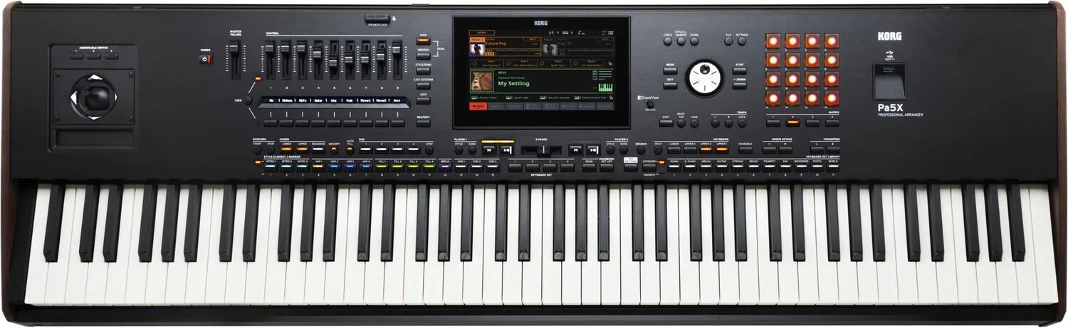 

Korg Pa5X 88 88-клавишная рабочая станция аранжировщика