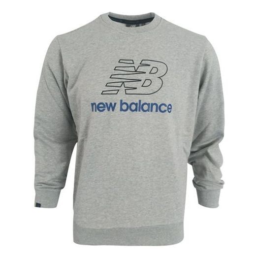 

Толстовка New Balance Men's New Balance Athleisure Casual Sports Knit Round Neck Pullover Gray, серый